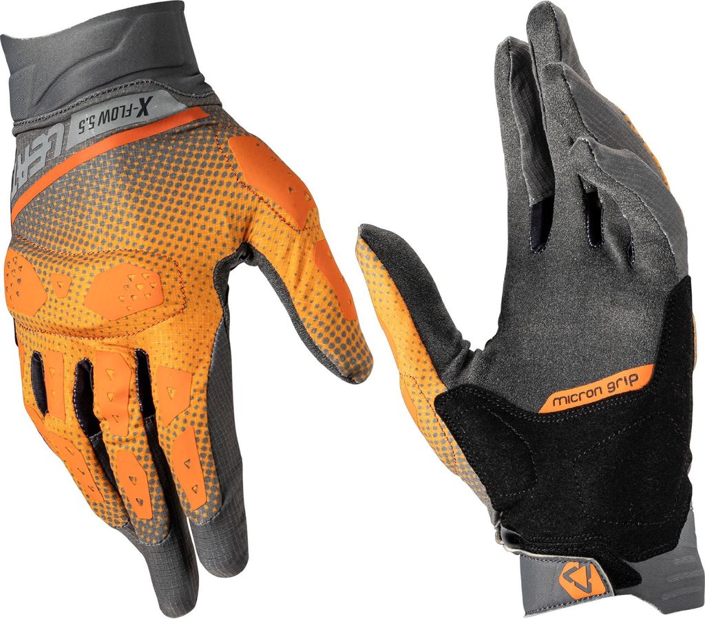 Leatt Handschuhe ADV X-Flow 5.5 kurz V25 orange-grau M