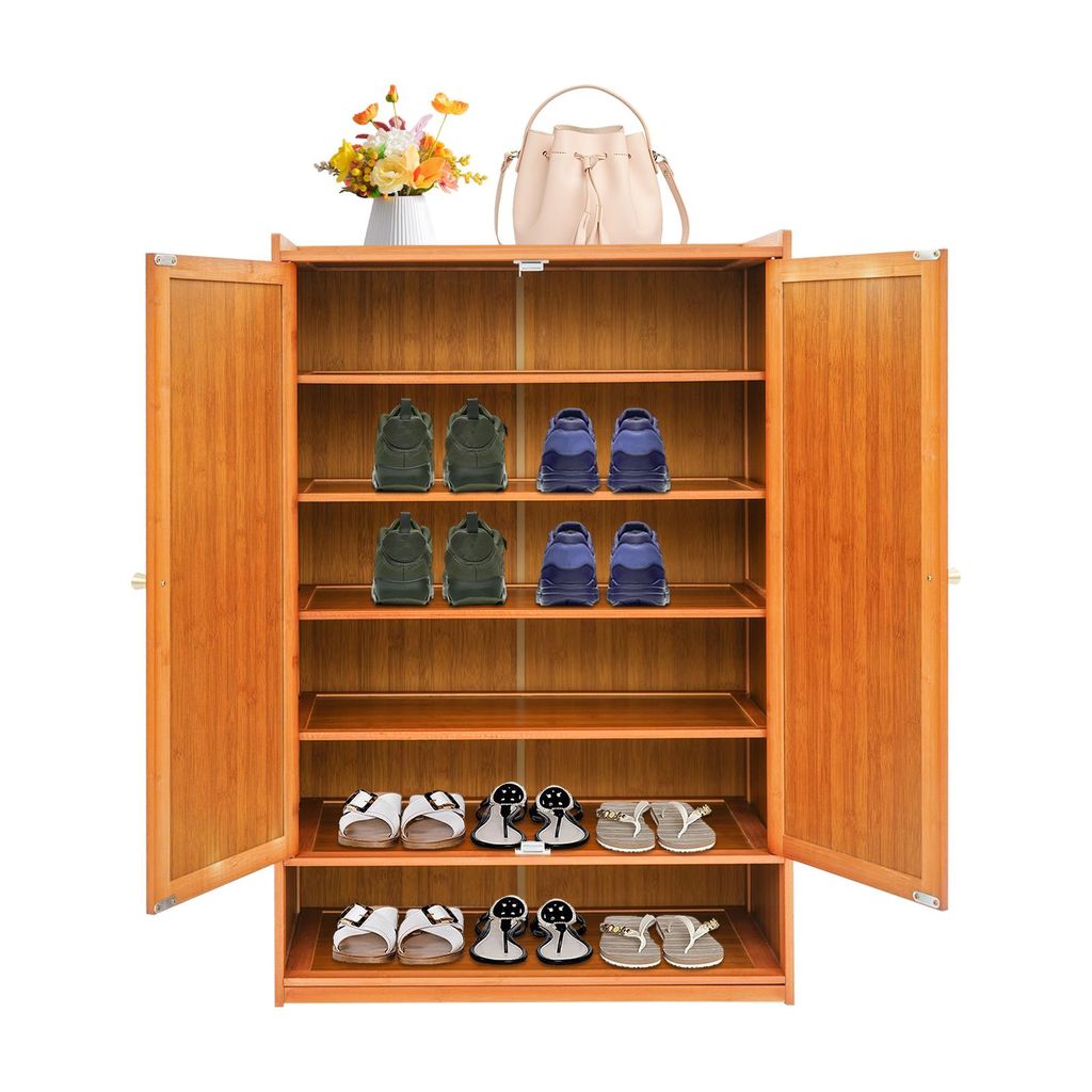 Meuble à chaussures, armoire à chaussures avec 2 portes, Image du produit 