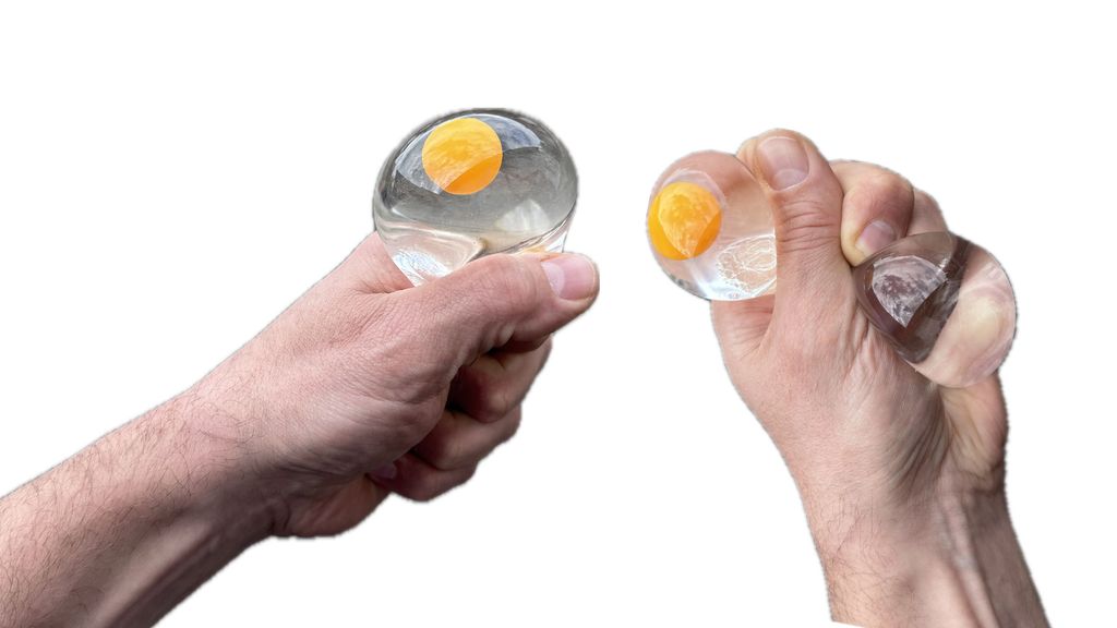 jameitop® 2x Ei Klatsch Spiegelei Gag Spielzeug – Lustiger Produktbild 