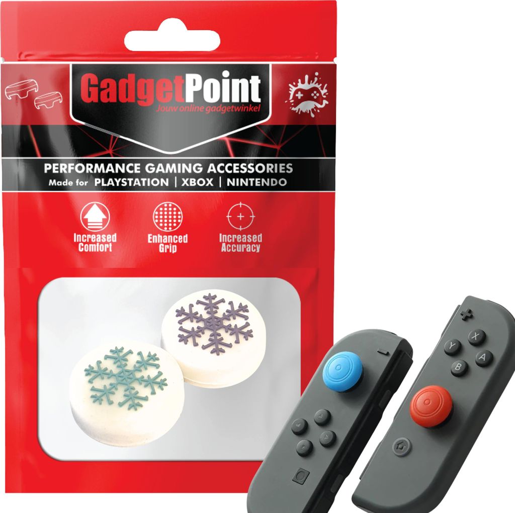 Thumbgrips - Thumb Grips voor Nintendo Switch Joy-Con Controllers - Gaming Thumbgrips - Performance Anti-Slip Thumbsticks - Bescherming Accessoires...