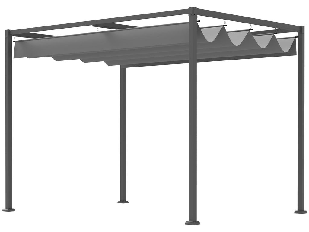 Outsunny Pergola Pavillon Terrassenüberdachung mit Produktbild 