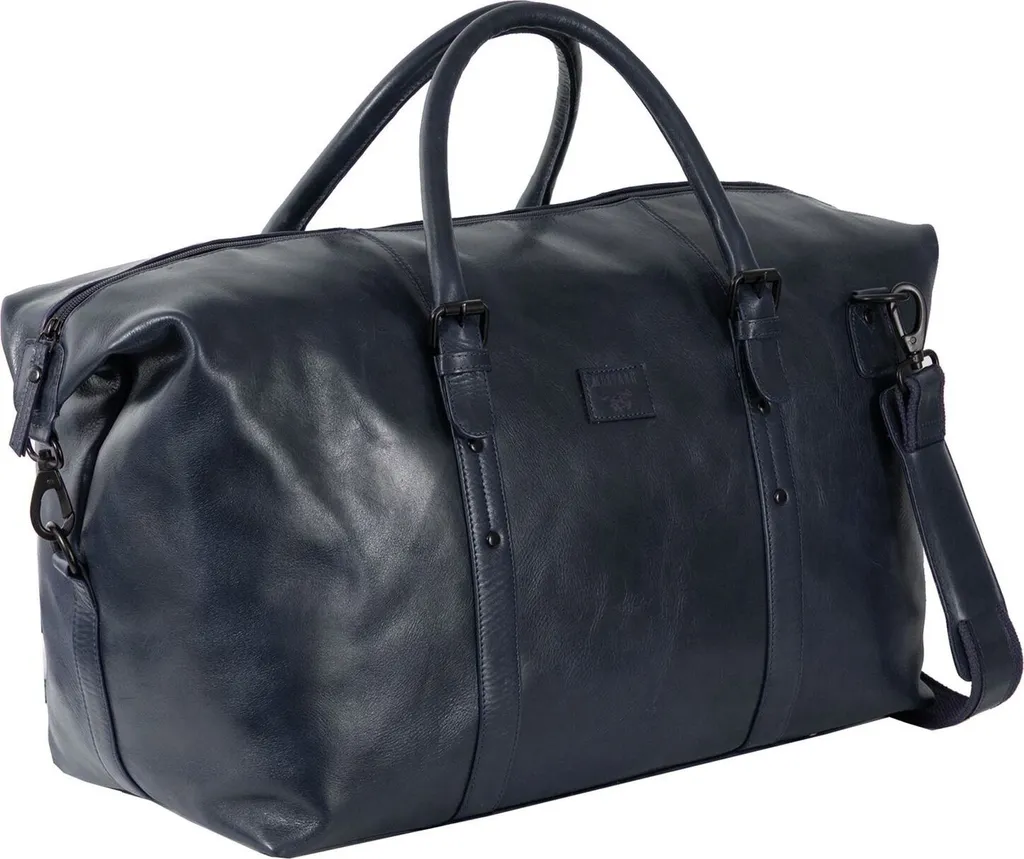 Sac de Voyage Week-end en Cuir Bleu Marine - Mustang Natal Manchester