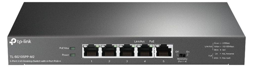TP-LINK TL-SG105PP-M2 V1.6 - Switch - onbeheerd - 5 x Productafbeelding 
