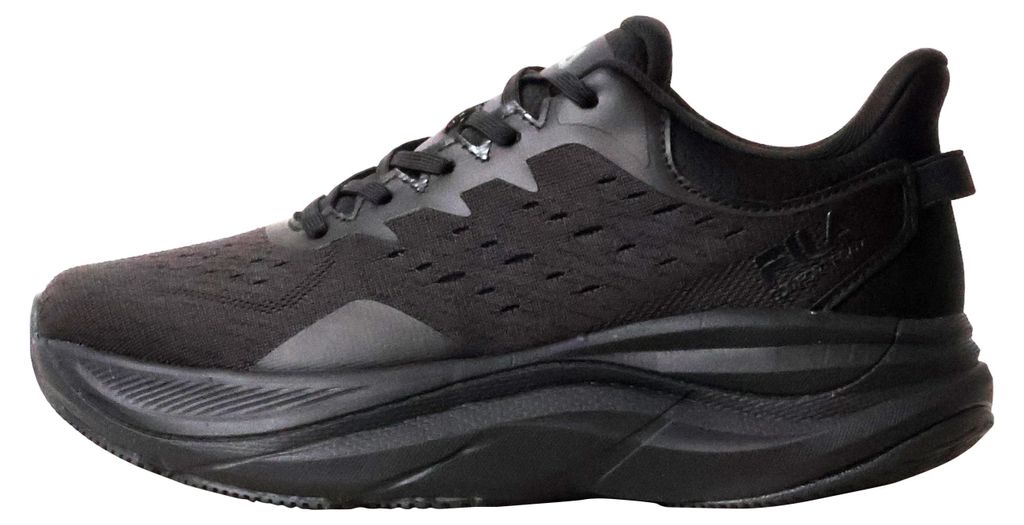 Damen Sportschuh Schwarz mit Schnürsenkeln & Komfortschaum