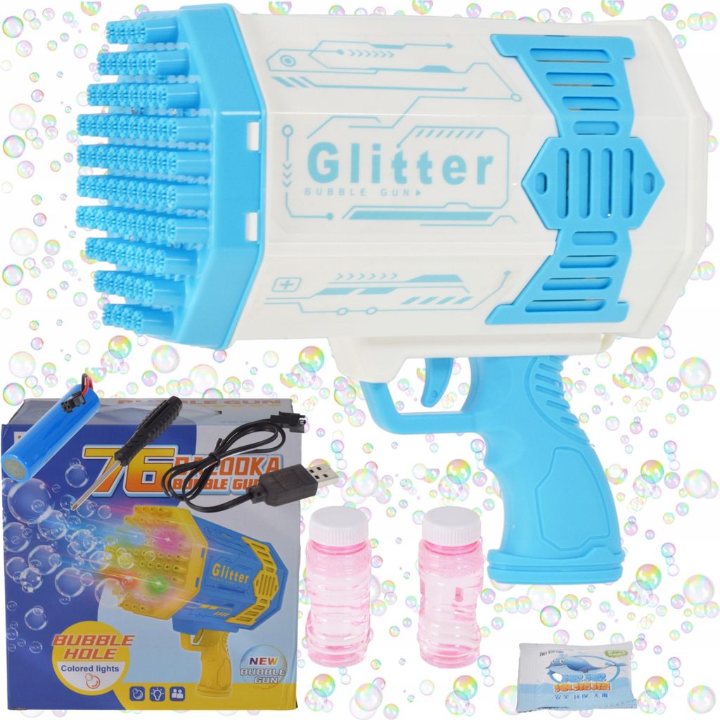 Spielzeugpistole - Akku-betriebene Seifenblasenpistole für Produktbild 