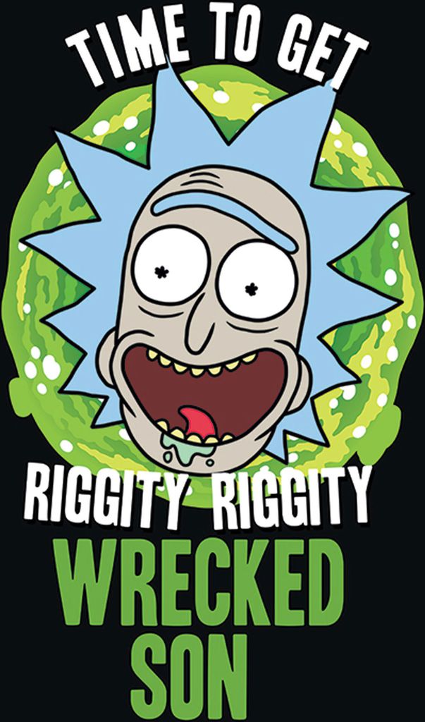 Rick & Morty Poster Wrecked Son