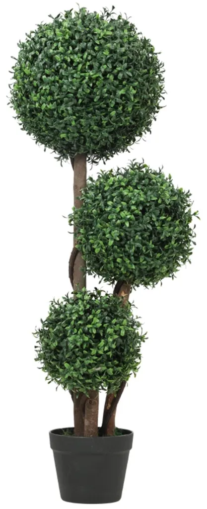 Arbre artificiel buis 100 cm pour décoration salon et entrée maison