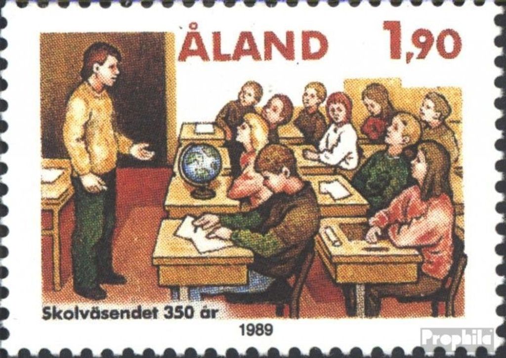 Briefmarken Finnland - Aland 1989 Mi 36 (kompl.Ausg.) postfrisch Schulwesen