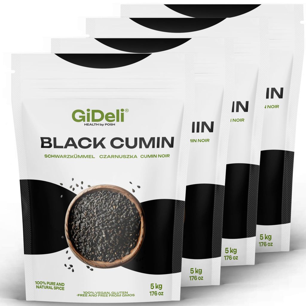 Schwarzkümmel 20kg Ganz Samen Nigella Sativa Backgewürz Naturrein Vegan GiDeli