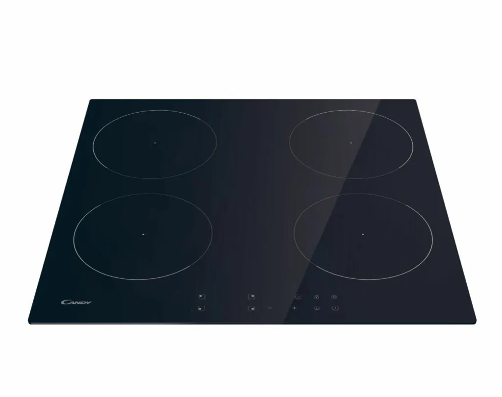 Candy CI64248CTT Plaque Induction Noire 4 Brûleurs avec Commandes Tactiles