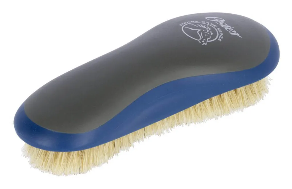 Brosse à cheveux bleue à poils doux pour démêlage et soin du cuir chevelu