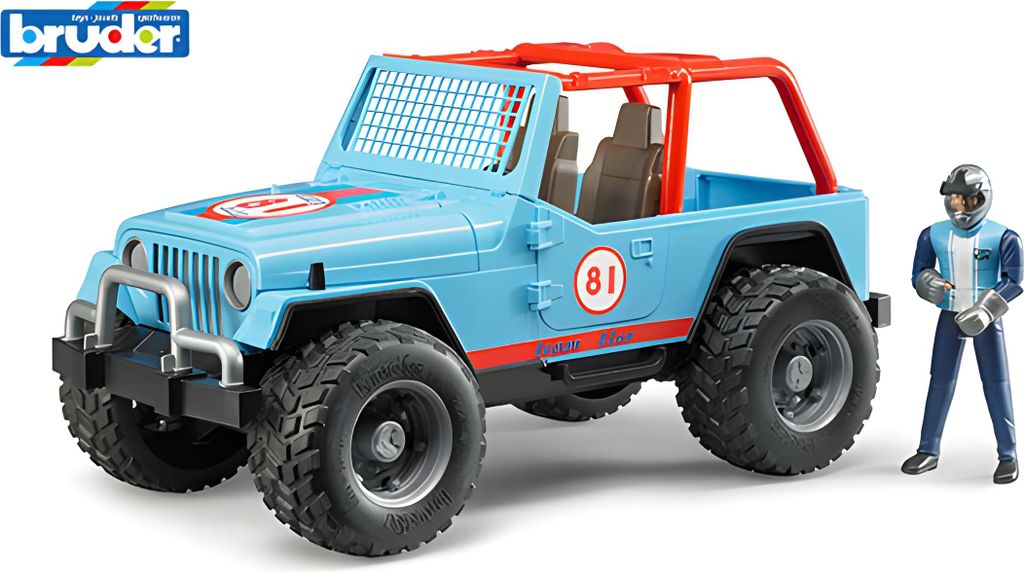 BRUDER 2541, Jeep, 3 lat(a), Plastik, Niebieski Zdjęcie produktu 