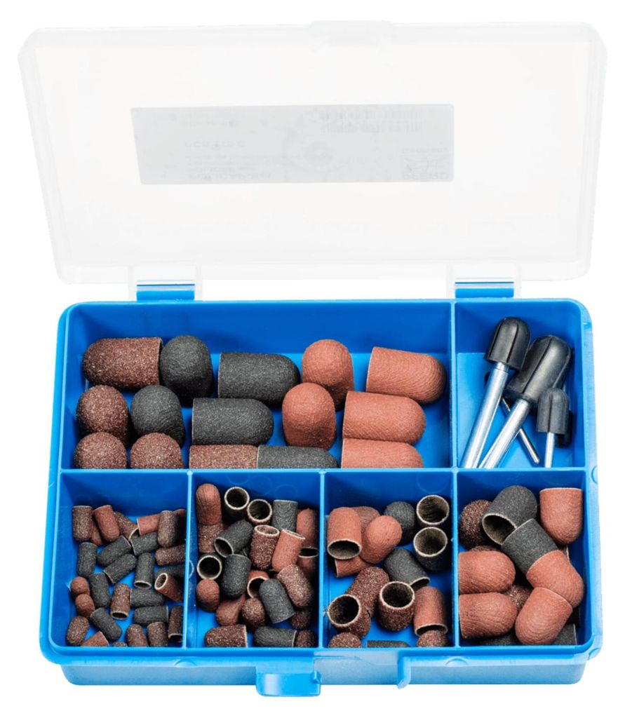 PFERD TOOLS POLICAP Set PCS110 Walzenrundform Korund für universelle Anwendung