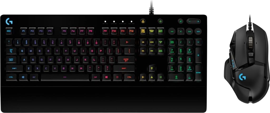 RGB Gaming-Tastatur, Mäuse mit programmierbaren Tasten und Produktbild 