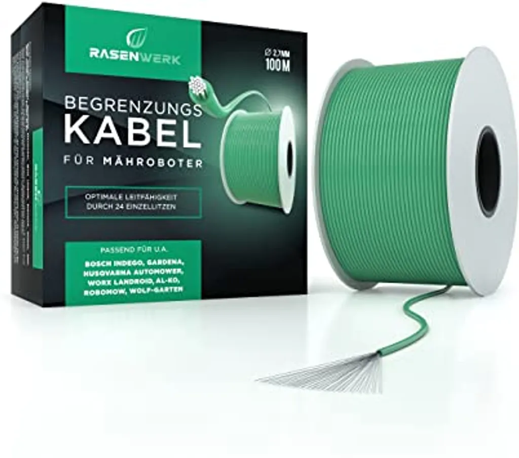 Cavo Delimitazione Universale RASENWERK 100m x 2,7mm Rame Stagnato