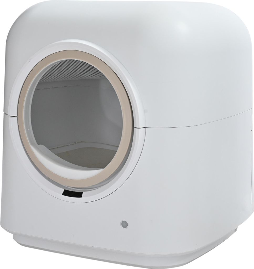 Dehner Lieblinge Selbstreinigende Katzentoilette Celeste, 60 l + 6 l smartes Katzenklo, App gesteuert, inkl. Müllbeutel / Aromatabletten / Schaufe...
