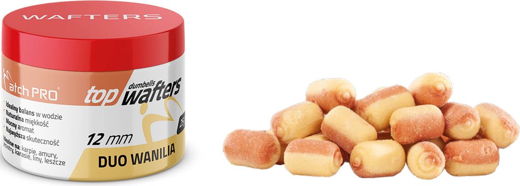 Wafters MatchPro Top Hanteln Duo Vanille 12mm 25g Produktbild 