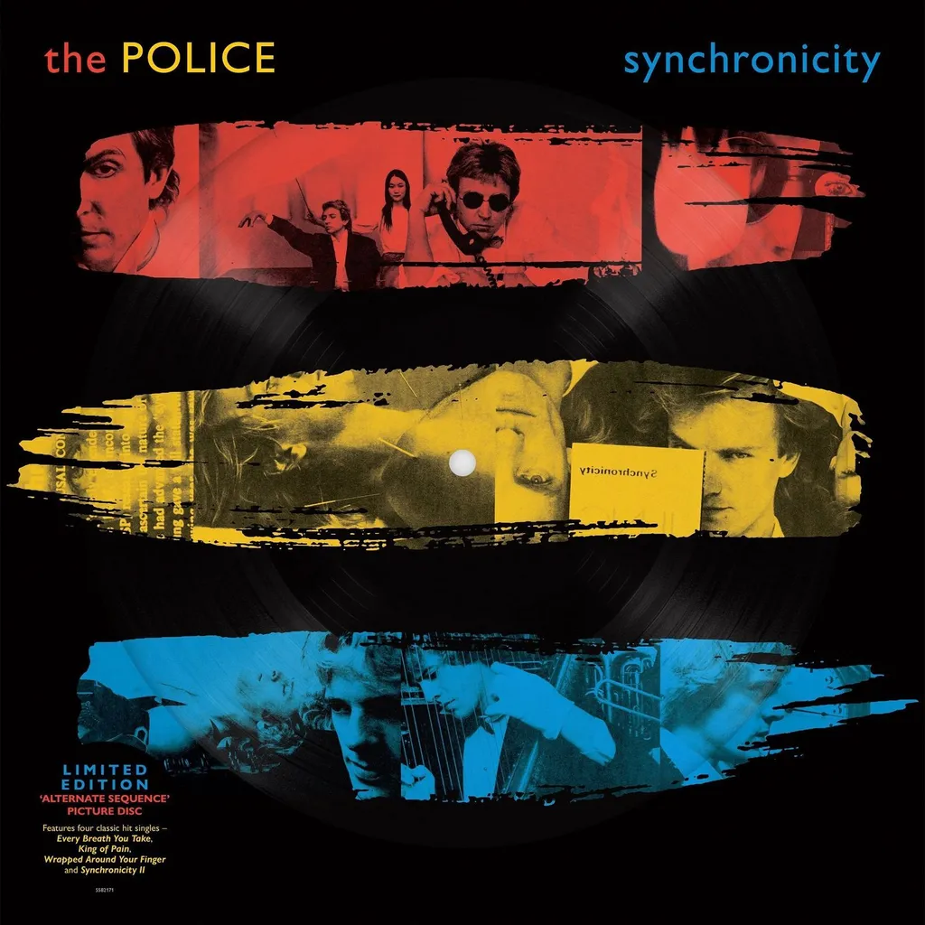 Synchronicity The Police Vinyle LP Picture Disc Édition Limitée Design