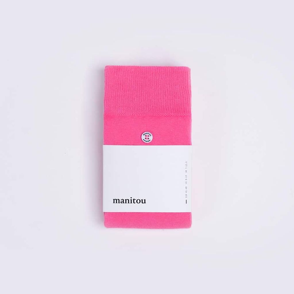 Uni Baumwollsocken fuchsia – Pink – 41-46