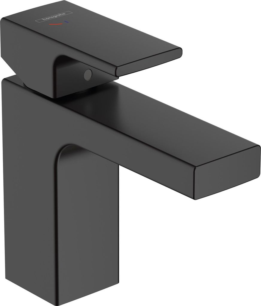 hansgrohe Vernis Shape Einhebel-Waschtischarmatur 100 CoolStart mit Zugstangen-Ablaufgarnitur, 71594670