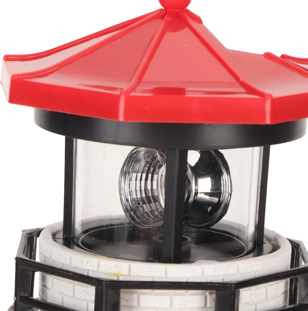 Phare Solaire pour Balcon et Jardin avec Éclairage LED Rotatif 360° - 3