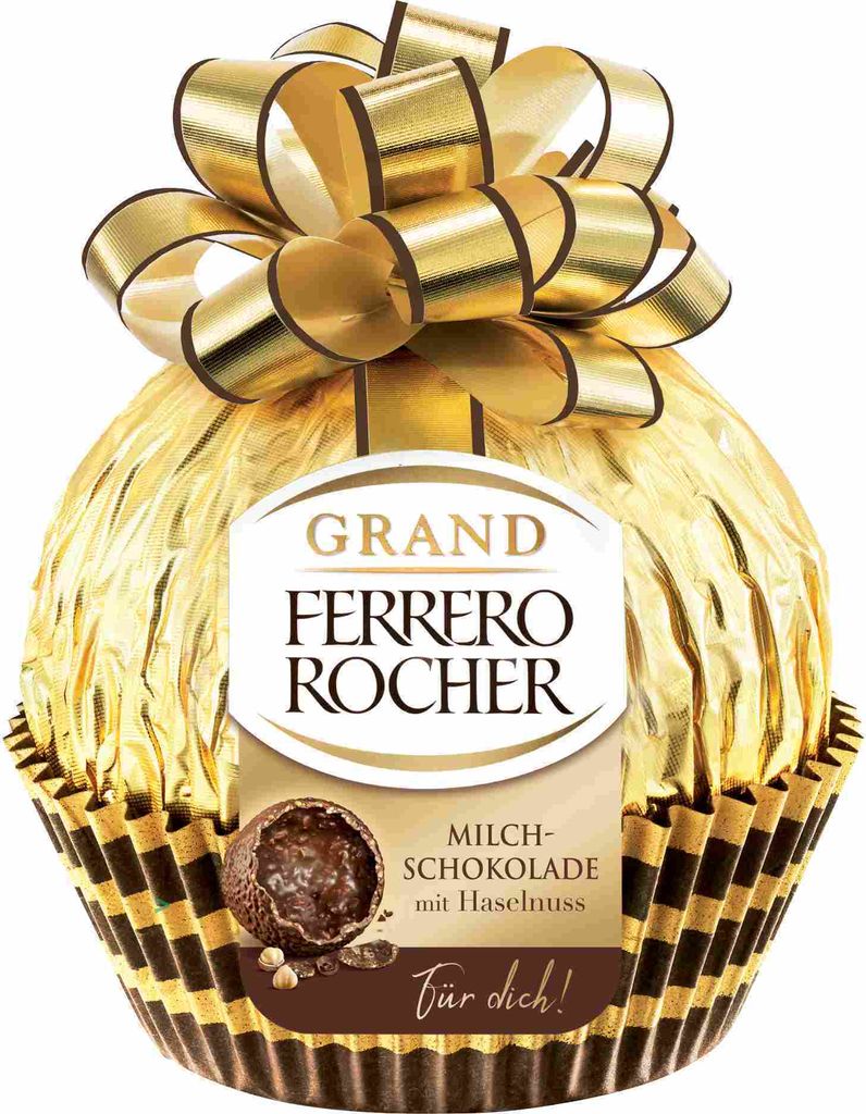 Grand Ferrero Rocher Świąteczna pralina czekoladowa z Zdjęcie produktu 