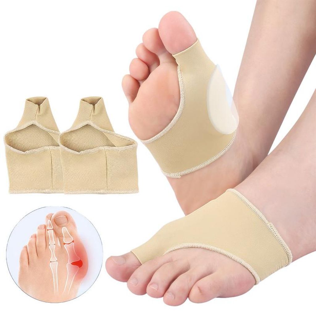 2 Stück Hallux Valgus Socken mit Silikonpolster, ideal für Produktbild 