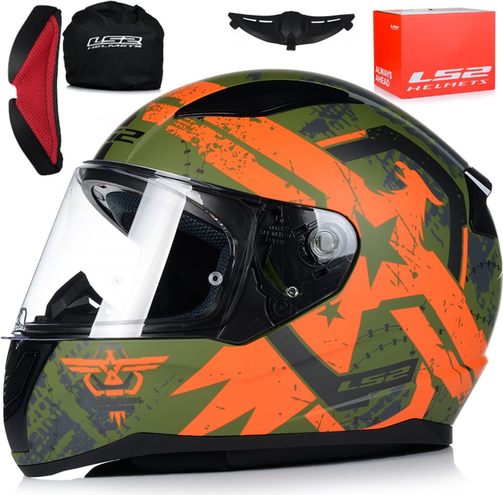 Integralhelm Mopedhelm | LS2 FF353 RAPID II | Motorrad Helm Vollvisierhelm Mopedhelm ECE 22.06 | Motorradhelm Full-Face Helme | M (57-58cm)