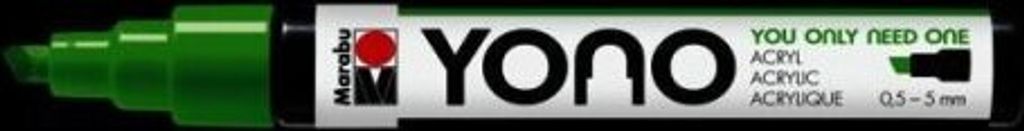 Marabu YONO, Grün, Mehrfarbig, 1 Farben, 0,5 mm, 5 mm, Kanvas, Stoff, Glas, Metall, Kunststoff, Stein, Holz