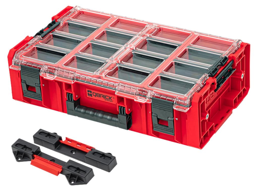 Qbrick System ONE Organizer 2XL 2.0 RED ULTRA HD Custom + Immagine del prodotto 