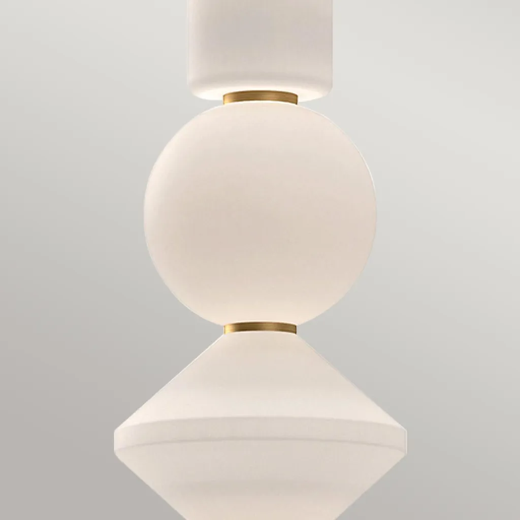 Suspension LED Bijou or mat pour éclairage salon et salle à manger chic