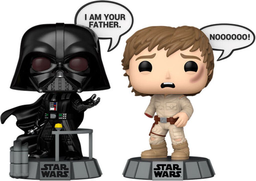 FUNKO POP! Darth Vader & Luke Skywalker, Sammelfigur, Film & TV-Serien