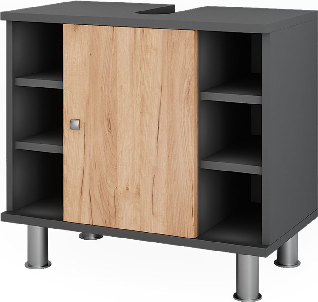 Waschbeckenunterschrank Vicco Fynn Goldkraft Produktbild 