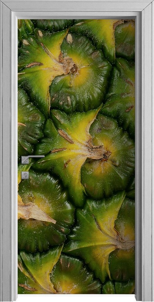 Tür Selbstklebende 90x210 cm Türfolie Türtapete Klebefolie - reife Ananas