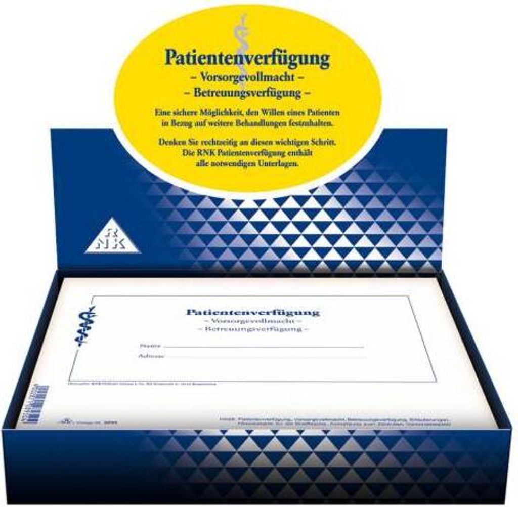 RNK-Verlag Patientenverfügung Formulare 2895 Produktbild 11