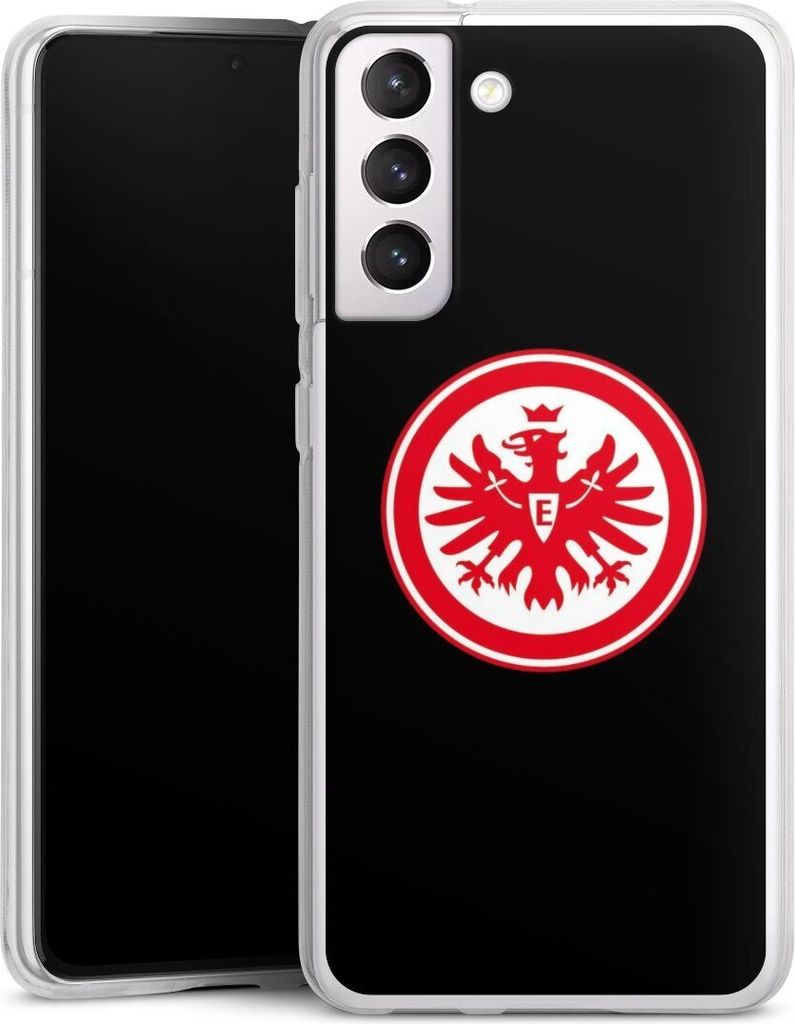DeinDesign Handyhülle für Samsung Galaxy S21 FE 5G Silikon Hülle Case Smartphone Schutzhülle Adler Eintracht Frankfurt SGE