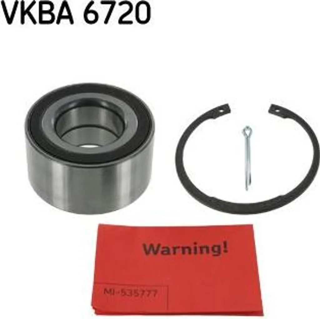Stop Bruit de Roulement : Kit SKF VKBA6720 pour Opel Mokka Meriva Trax