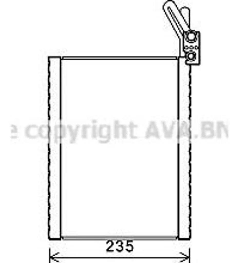 Évaporateur de clim pour BMW X5 X6, remplace la pièce OE 64116806555