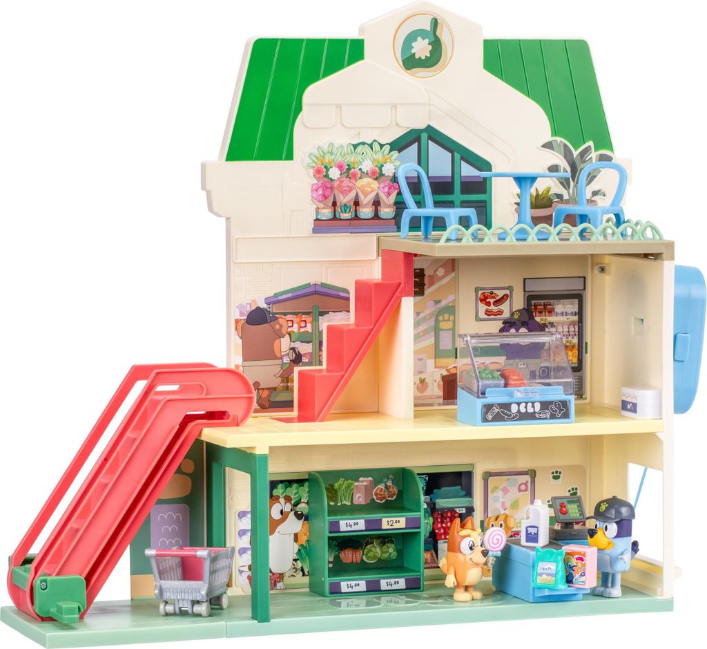 Bluey Minifiguren Spielset Bluey Let's Play Chef Supermarkt Produktbild 