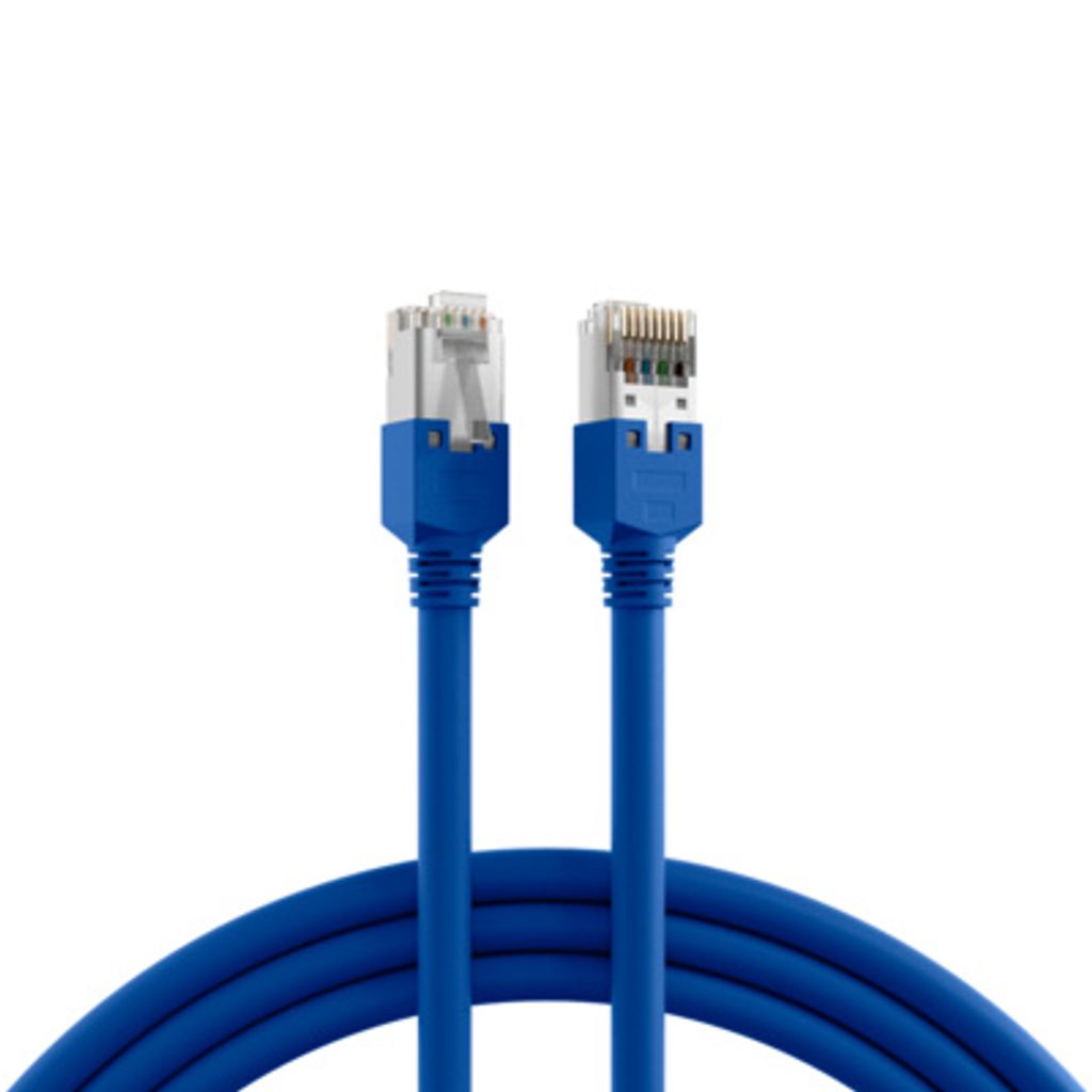 EFB RJ45 Patchk. S/UTP,Cat.5e,TM11,Dätw.CU 5502 PVC,0.5m,bla