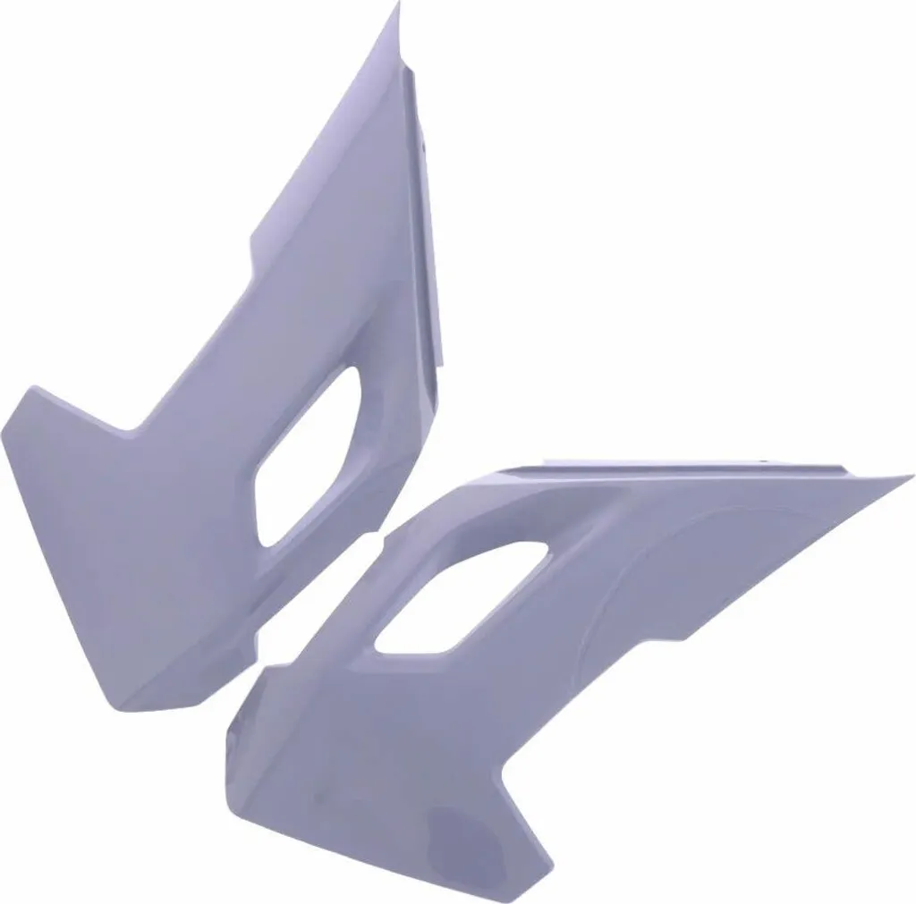 Ouïes de Radiateur Grises Polisport : Plastique Incassable pour Husqvarna TC