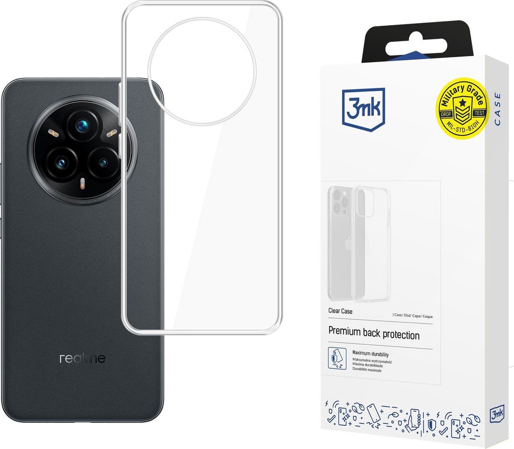 3mk Clear Case do Realme 14 Pro+ - przezroczyste Zdjęcie produktu 