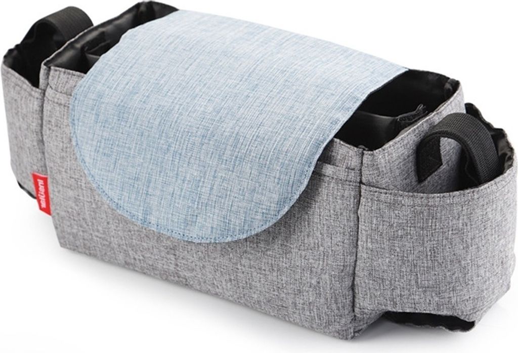 Bolsas multifuncionales para cochecitos de bebé, color gris Imagen del producto 