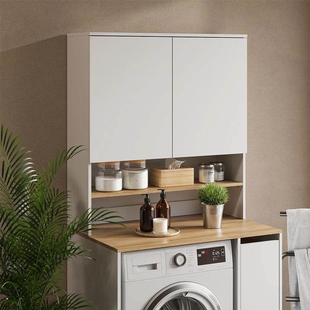 Armadio Lavanderia Vicco Viktor 94cm | Struttura Rinforzata Artisan