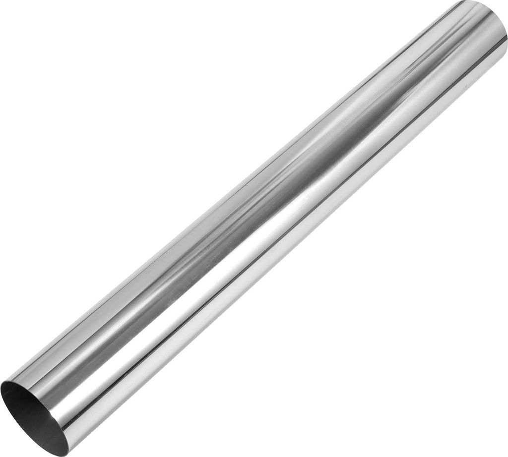 Gerades Auspuffrohr Auto Auspuffrohr Mandrel Bend DIY Custom Rohrleitung Rohr 108mm/4,25" OD 889mm/35" Endlänge T304 Edelstahl Silberton