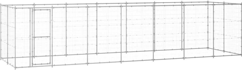 Outdoor-Hundezwinger Verzinkter Stahl 16,94 m² , Sonstiges Hundezubehör Design 2024