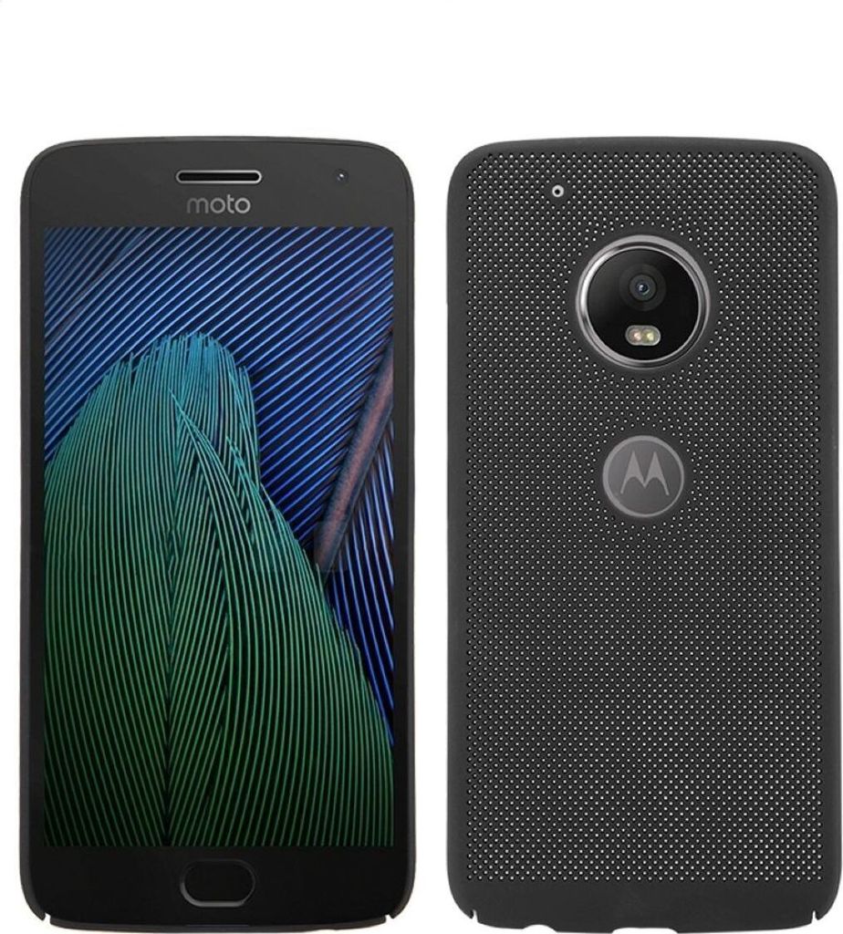 Handy Hülle für Motorola Moto G4 Schutzhülle Case Tasche Cover Etui Schwarz