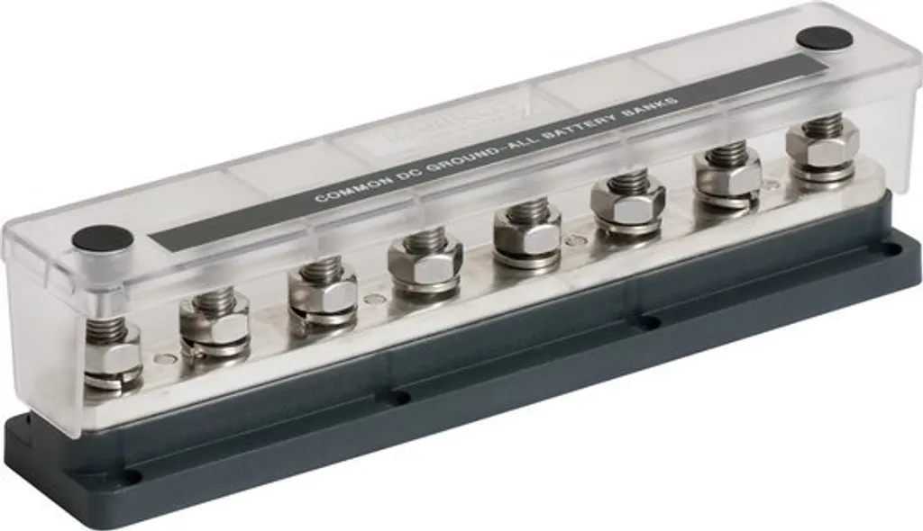BEP Marine Rail d'alimentation 8x10mm STUD 650A pour charges lourdes