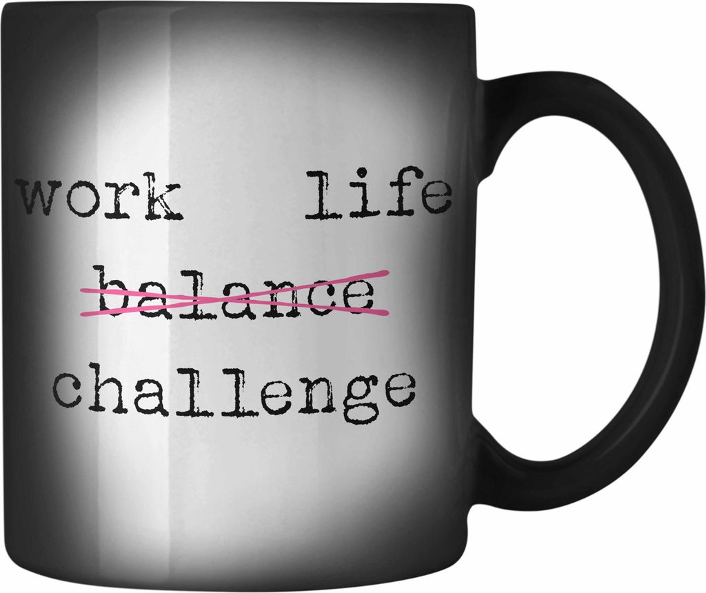 Trendation - Work Life Challange Farbwechsel Zauber-Tasse Produktbild 