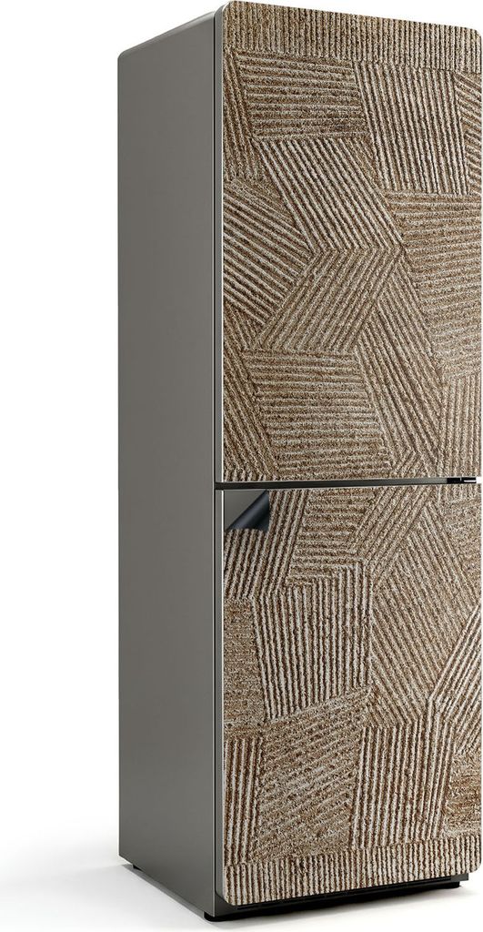 Geometrische Texturmuster – Magnetische Kühlschrank Abdeckung – Dekorfolie magnetisch Küche – Kühlschrank Magnet Deko – selbstklebende M...